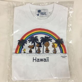 スヌーピー(SNOOPY)の110希少 新品 ハワイ限定 日焼けスヌーピー Tシャツマキさんデザイン　散歩(Tシャツ/カットソー)