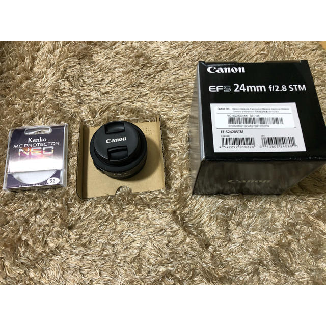 Canon(キヤノン)のCanon レンズ　EFS 24mm f/2.8 STM スマホ/家電/カメラのカメラ(デジタル一眼)の商品写真