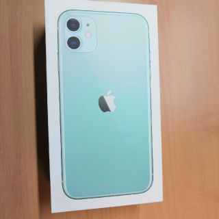 アイフォーン(iPhone)のiphone 11 64GB SIMフリー 新品未使用　グリーン(スマートフォン本体)