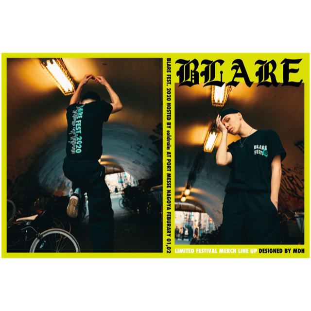 未開封　ブレアフェス　Tシャツ　ブラック×ブルー　BLARE 2020 メンズのトップス(Tシャツ/カットソー(半袖/袖なし))の商品写真