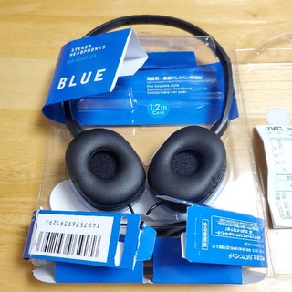 ステレオヘッドホン HA-S160AA BLUE(ヘッドフォン/イヤフォン)