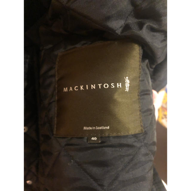 MACKINTOSH(マッキントッシュ)のマッキントッシュ キルティング コート 40 ブラック メンズのジャケット/アウター(ステンカラーコート)の商品写真