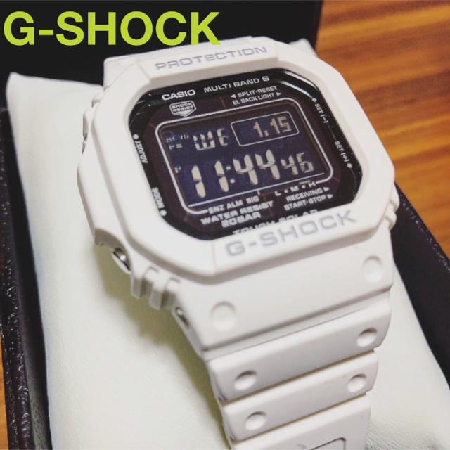 G-SHOCK White ladies 腕時計(デジタル)