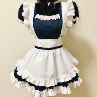 ボディライン(BODYLINE)のBODYLINE❤️メイド服　紺色　コスプレ衣装(衣装)