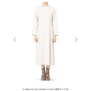 ルシェルブルー(LE CIEL BLEU)のBack Zip Structured Sleeve Dress(ひざ丈ワンピース)