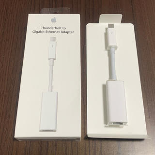 アップル(Apple)のThunderbolt to Gigabit Ethernet Adapter(PC周辺機器)