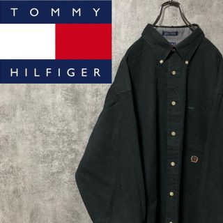 トミーヒルフィガー(TOMMY HILFIGER)の【ONE様専用☆】トミーヒルフィガー☆オールド刺繍ロゴBDビッグチノシャツ(シャツ)