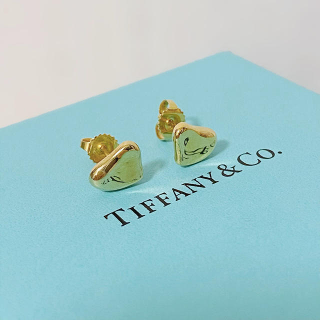 Tiffany & Co.(ティファニー)のティファニー K18YG エルサ ペレッティ フルハートピアス レディースのアクセサリー(ピアス)の商品写真