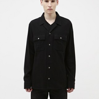 ラブレス(LOVELESS)のLOVELESS　シャンブレーワークポケットシャツ　新品未使用　サイズＭブラック(シャツ)