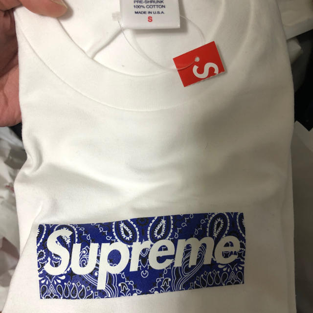 Supreme Bandana Box Logo tee ボックスロゴ s 最安