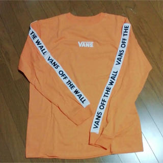 ヴァンズ(VANS)のvans ロンT オレンジ(Tシャツ/カットソー(七分/長袖))