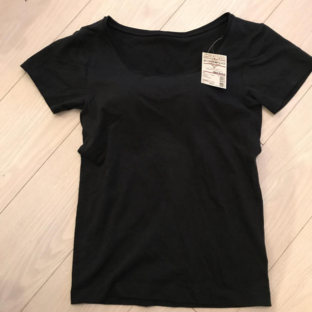 MUJI (無印良品)(ムジルシリョウヒン)のカップ付き半袖Tシャツ レディースのトップス(Tシャツ(半袖/袖なし))の商品写真