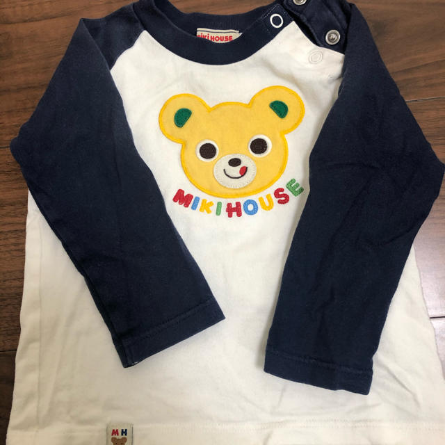 mikihouse(ミキハウス)のTシャツ　ロンT70-80 キッズ/ベビー/マタニティのベビー服(~85cm)(Ｔシャツ)の商品写真