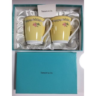 ティファニー(Tiffany & Co.)のティファニー マグカップ ピンクチューリップ新品未使用(グラス/カップ)