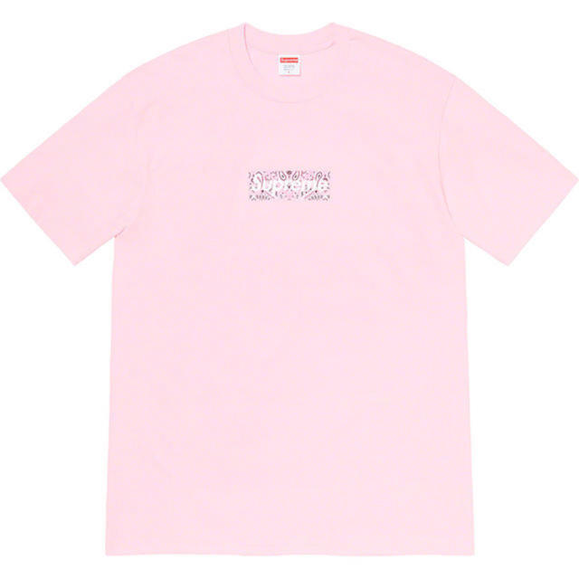 supreme bandana box logo tee Pink Lサイズ