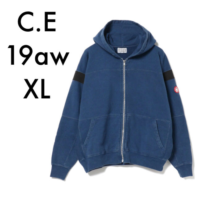 19aw C.E cavempt OVERDYE PANEL ZIP HOODY