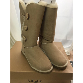 アグ(UGG)のMio様専用◆UGG ベイリーボタンブーツ サンド US10（正規品）(ブーツ)