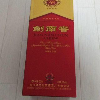 中国名酒 剣南春 白酒 38% 500ml 箱付き 未開栓(蒸留酒/スピリッツ)