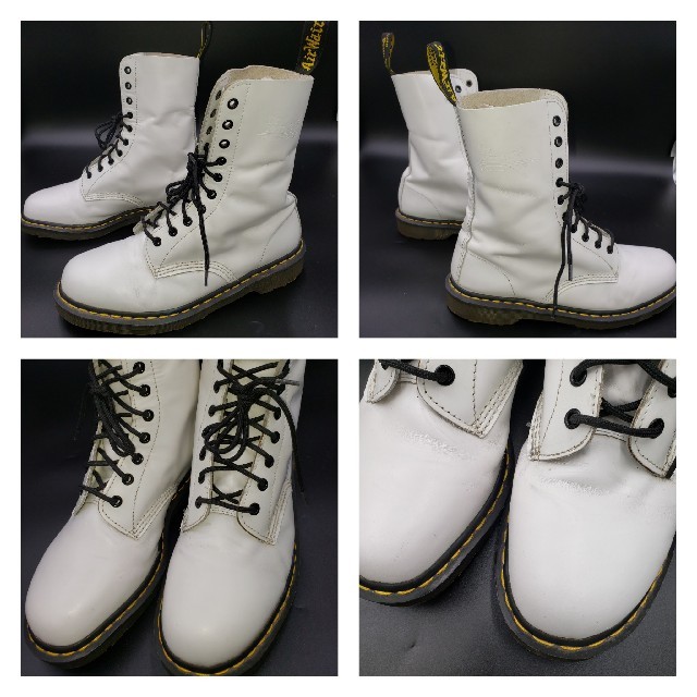 Dr.Martens(ドクターマーチン)のDr.martens 10ホール ブーツ ホワイト 28cm メンズの靴/シューズ(ブーツ)の商品写真