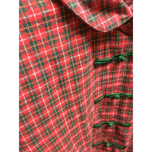 merlot(メルロー)のmerlot チェックシャツ　チャイナボタン レディースのトップス(シャツ/ブラウス(長袖/七分))の商品写真