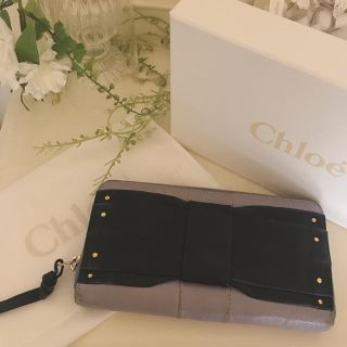 クロエ(Chloe)の正規品 クロエ 長財布 リボン(財布)