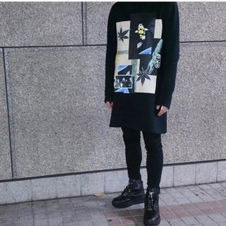 ラフシモンズ(RAF SIMONS)のRAF SIMONS 15ss ラフシモンズ ロングスウェット Lサイズ(スウェット)