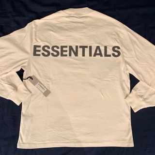 フィアオブゴッド(FEAR OF GOD)のESSENTIALS 2020年新作 ロンT ホワイト(Tシャツ/カットソー(七分/長袖))