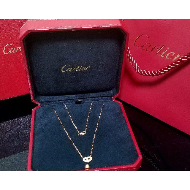 Cartier(カルティエ)のカルティエ Cハートダイヤ　シンボル ネックレス レディースのアクセサリー(ネックレス)の商品写真