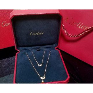 カルティエ(Cartier)のカルティエ Cハートダイヤ　シンボル ネックレス(ネックレス)