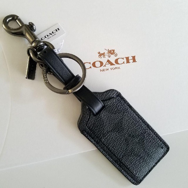 COACH(コーチ)の新品【COACH コーチ】キーホルダー ネームタグ シグネチャー メンズのファッション小物(キーホルダー)の商品写真