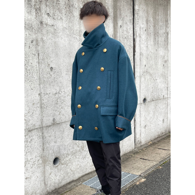 kolor 19aw ウールカシミアメルトンPコート ネット割引 laverite.mg