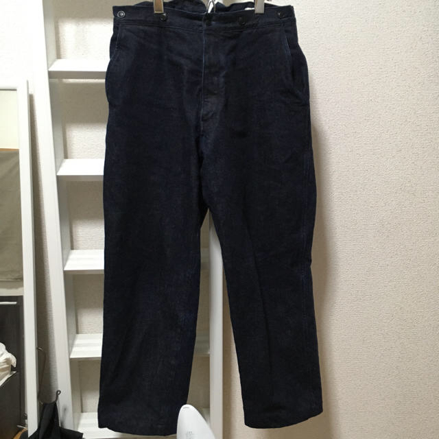 19aw comoli 14.5oz デニムオーバーパンツ サイズ1