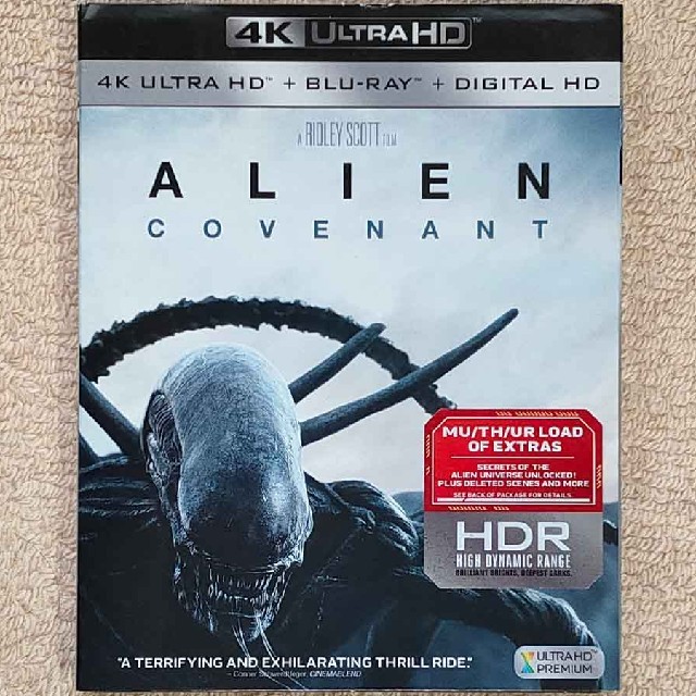 エイリアン コヴェナント(4K Ultra HD/BD) 海外版 UHDに日本語 エンタメ/ホビーのDVD/ブルーレイ(外国映画)の商品写真