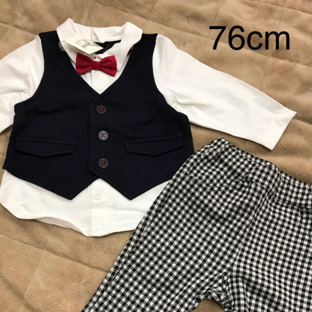 motherways(マザウェイズ)のマザウェイズ　新品　セットアップ　 キッズ/ベビー/マタニティのベビー服(~85cm)(セレモニードレス/スーツ)の商品写真