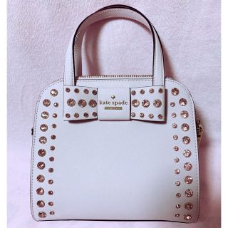 ケイトスペードニューヨーク(kate spade new york)のkate spade❁⃘リボンビジューバッグ(トートバッグ)