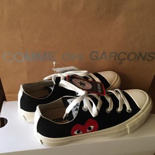 コムデギャルソン(COMME des GARCONS)の値下げ！23cm 新品　コムデギャルソン　コンバース　コラボ　スニーカー(スニーカー)