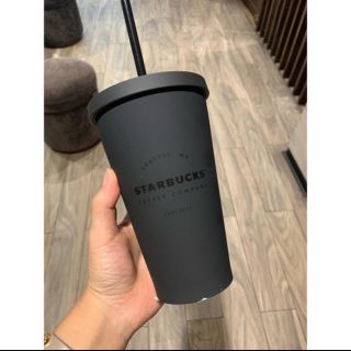 スターバックスコーヒー(Starbucks Coffee)の海外スタバ限定　黒マットコールドカップ (タンブラー)