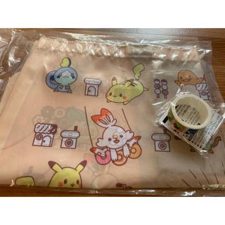 ポケモン(ポケモン)のポケモンエコバッグ&マスキングテープ(キャラクターグッズ)