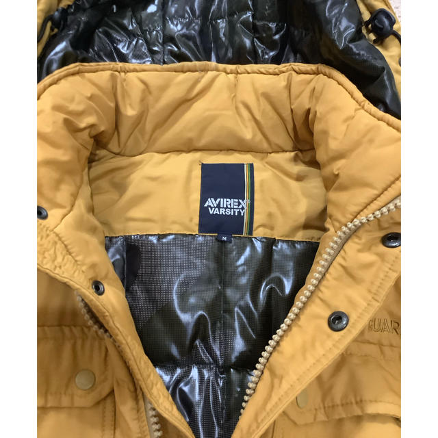 AVIREX(アヴィレックス)のAVILEX ダウンジャケット イエロー メンズのジャケット/アウター(ダウンジャケット)の商品写真