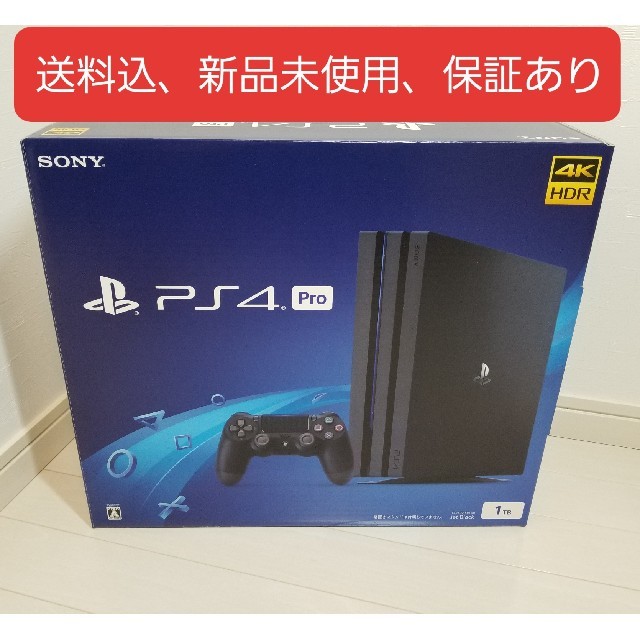 送料込 新品 11ヶ月保証 SONY PS4 Pro 1TB 本体