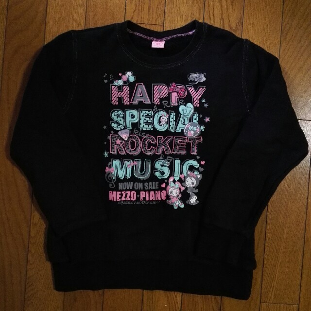 mezzo piano(メゾピアノ)のメゾピアノ トレーナー キッズ/ベビー/マタニティのキッズ服女の子用(90cm~)(Tシャツ/カットソー)の商品写真