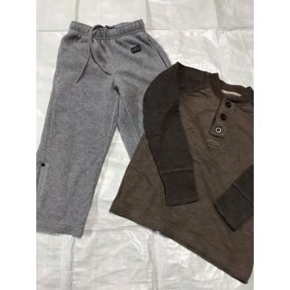 ギャップ(GAP)のGAP キッズ　ジュニア  ロンT120 フリースXS パンツ　2枚セット(その他)