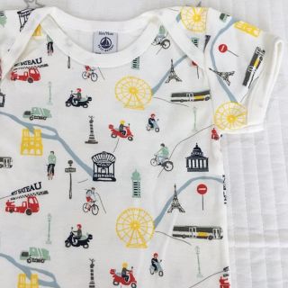 プチバトー(PETIT BATEAU)の【難あり】新品未使用  プチバトー  半袖ボディ  36m(下着)