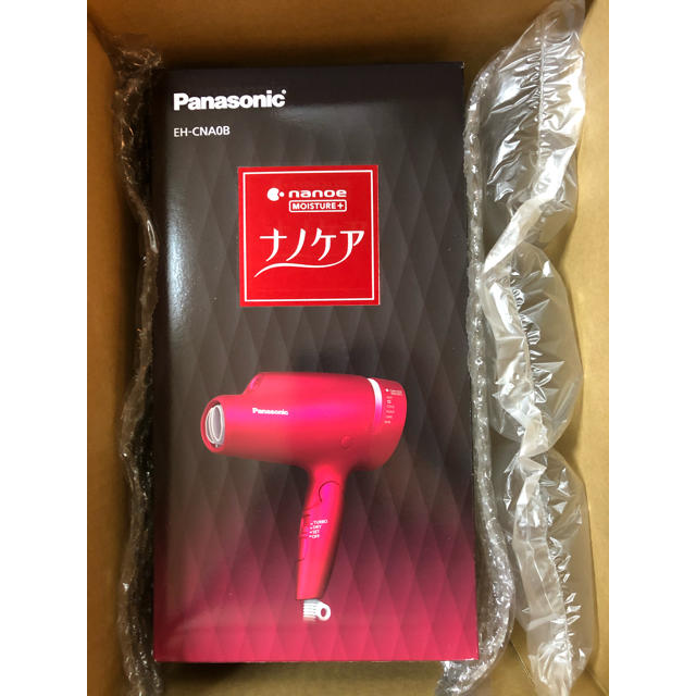 Panasonic(パナソニック)の【送料無料】パナソニック EH-CNA0B-RP ヘアードライヤー ルージュ スマホ/家電/カメラの美容/健康(ドライヤー)の商品写真