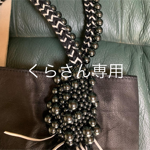 CARNETシープスキントートバック小