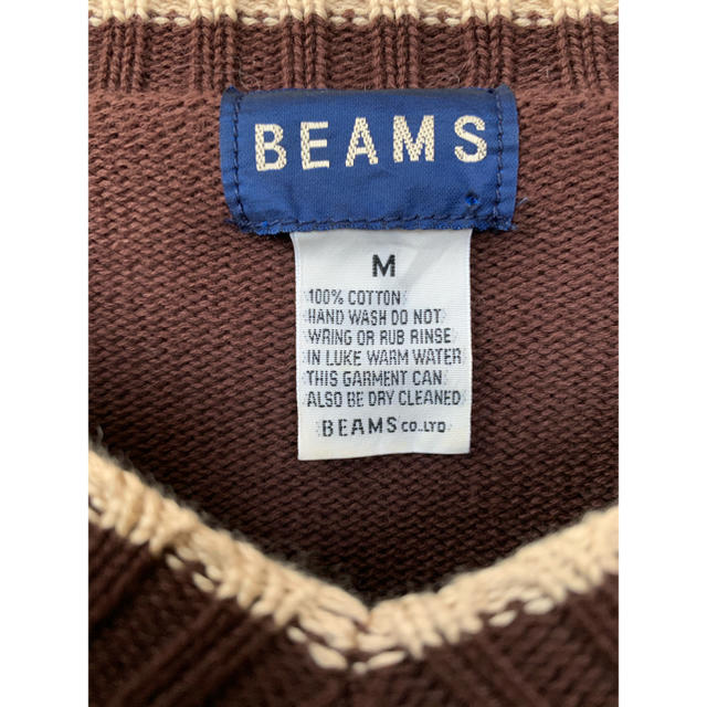 BEAMS(ビームス)の【美品、値下げ】BEAMS ボーダーニット メンズのトップス(ニット/セーター)の商品写真