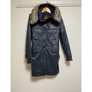 ディーゼル(DIESEL)のDIESEL ⭐︎フェイクレザー　モッズコート(ロングコート)