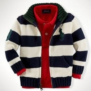 ポロラルフローレン(POLO RALPH LAUREN)の◆RALPH LAUREN◆ﾗﾙﾌﾛｰﾚﾝ KIDSボーダーニット (ニット)