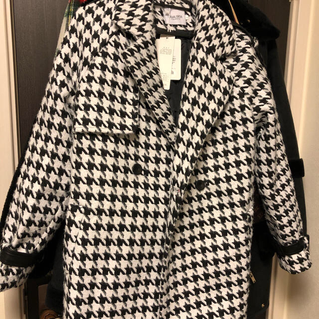 ZARA - 千鳥格子柄 コート Mサイズの通販 by Rin's shop|ザラならラクマ