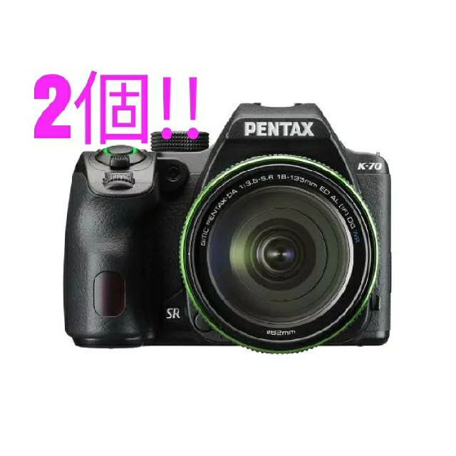 スマホ/家電/カメラ【新品・未開封】PENTAX 18-135WR キット K-70 ブラック